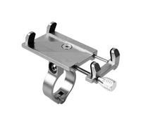 Support De Téléphone Universel Pour Vélo Et Moto Rotation 360° En Alliage D'aluminium, Pour Téléphone Portable De 3,5 À 6,2 Pouces Support Telephone Velo Moto(Argent)