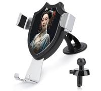 Support de téléphone universel pour voiture, motif asiatique classique, imprimé féminin, pour tableau de bord, pare-brise, grille d'aération et smartphones de 4" à 6"
