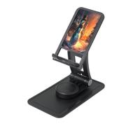 Support de téléphone Village de Noël, support de bureau réglable pour iPhone et tous les téléphones, rotation à 360°, pliable intégré, base carrée