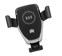 Support de Téléphone Voiture 10w sans Fil à Charge Rapide | Fixation sur Grille D’aération, Rotation 360°, Pince Flexible, Usage Mains Occupées pour Conduite