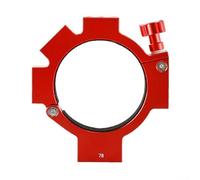 Support de télescope astronomique pour appareil photo refroidi ASI, support de serrage en alliage d'aluminium 78 mm ID pour astrophotographie, accessoire d'imagerie profonde avec M6 et (rouge)