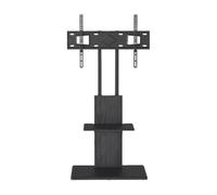 Support de télévision Mobile Rotatif en Bois Massif écran d'affichage à Cristaux liquides avec Plateau Grand Acier laminé Froid(B)