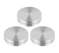Support de télévision rotatif, plateau tournant en verre, support de gâteau, en aluminium, axe de disque rond, coussin paresseux de susanne, espaceurs pivotants, plateau de bureau