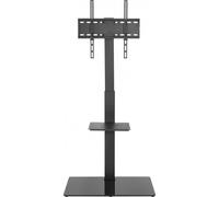 Support de télévision sur pied - support tv pivotant - hauteur réglable de 134 cm à 146 cm