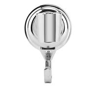 Support de tête, 12 x 7 x 6 cm, ventouse puissante, support de pommeau de douche réglable avec crochet pour serviette, support mural de salle de bain