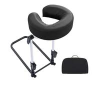 Support de tête de massage réglable pliable ergonomique en forme de U en mousse à mémoire de forme avec sac de rangement pour massage, lit, couffin, visage