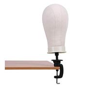Support de tête de perruque, tête de mannequin, tête de perruque en toile, fabrication et présentation, chapeau, casque, lunettes ou masque modèle de tête de présentation avec