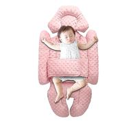 Support de tête de siège de voiture pour tout-petit, oreiller de soutien du corps pour bébé | Coussin d'oreiller de soutien de tête extra doux | Coussin respirant d'insertion de siège d'auto de bébé p