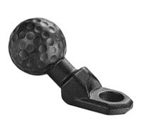 Support de tête sphérique - Adaptateur de tête coudée - Base absorbant les chocs - Support en alliage robuste - Connecteur à rotule pour moto, scooter, extérieur, téléphone et vélo