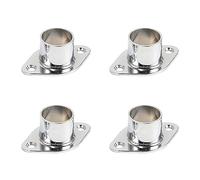 Support de tige de bride de qualité industrielle pour tige d'armoire support d'extrémité de prise de poteau prise pour rideau de douche garde-robe