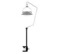 Support de tige de lanterne d'extérieur - Support de lampe de table de camping, barre à crochet en d'aluminium, support de lampe de pêche portable | Accessoire d'équipement de camping léger