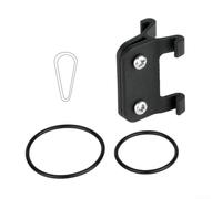 Support de tige de selle de vélo pour triathlon pour plaque d'immatriculation de course, avec système de bande en caoutchouc (A)