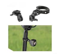 Support de tige de selle et adaptateur pour feu arrière de vélo compatible avec Magicshine RN120, SEEMEE 60/100/180/200/300, et pour Trek Flare RT Convient aux caméras d'action (kit C)
