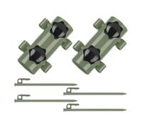 Support de tige de tente de camping - Support de tige coupe-vent pour auvent - Installation rapide - Support de tige de parapluie d'extérieur pour la plage, le camping, la randonnée