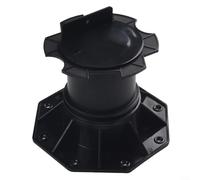 Support de tige de terrasse avec fonction de réglage de la hauteur qui soutient efficacement les sols en bois et les carreaux d'antenne (140-220 mm)