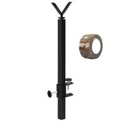Support De Tir Portable Pour Arbre De Chasse, Avec Trépied Réglable En Hauteur, Matériau Métallique, Fusil De Chasse À Angle Réglable En Hauteur, Bâton De Tir En S, Accessoires De Support D'arbre, Con
