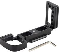 Support de tir vertical pour appareil photo, couleur noire 1/4 pouce trous de vis usinage CNC surface lisse support pour Sony A6400 sans miroir