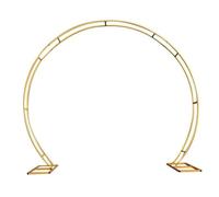 Support de toile de fond rond, support d'arche en métal, support d'arche de mariage, cadre d'arche de ballons, cadre de toile de fond arquée, pour cérémonie de mariage, cérémonie de début