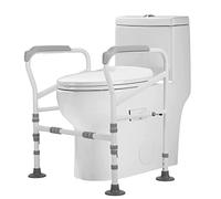 Support de toilettes réglable en hauteur - Aide au relèvement des toilettes - Sans perçage - Support de sécurité pour toilettes - Aide au relèvement des toilettes pour personnes âgées, handicapées et