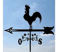 Support de Toit de girouette de Ferme, girouette décorative en Fer, indicateur de Direction du Vent, Support métallique extérieur, girouette météo, Outils de Mesure du Vent de Cour - Coq