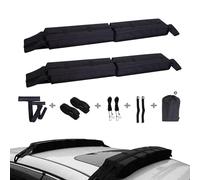 , Support de Toit de Voiture Universel pour Voyage, Coussinets de Bagages Pliables Souples, Barre Portable pour Le Transport.