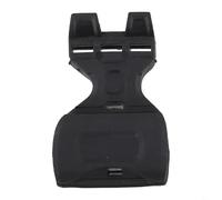 Support de toit en acier pour girouette, antenne, mât de drapeau ou station météo - 8,3 x 8,3 x 19,7 cm, convient aux tringles jusqu'à 1,9 cm, avec matériel, résistant à la rouille