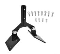 Support de toit en acier pour girouette de jardin avec angle réglable et matériel pour stations météo et antennes