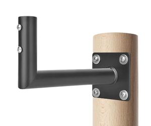 Support de toit en acier pour girouette de jardin - Indicateur de direction du vent décoratif extérieur | Métal robuste enduit de poudre avec boussole rotative et installation simple pour les toits