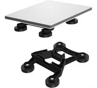 Support de toit magnétique solide en ABS compatible avec Starlink pour Mini V4 pour une utilisation sur les caravanes, camions, bateaux fournissant un signal réseau stable (noir)