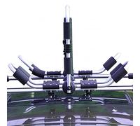 Support de toit pliable pour kayak, bateau, kayak, canoë, support de toit pliable bilatéral de style J, double support de kayak, support de toit pour planche de ski sur voiture, camion et SUV