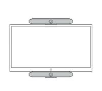 Support de Toit pour Projecteur Poly 875L2AA