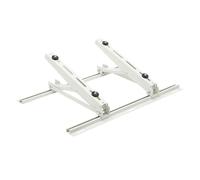 Support de Toit pour Unité Moteur Climatiseur 7000-18000 Btu, Support à Équerre pour Unité Extérieure sur Toits, Acier Pré-Galvanisé et Peinture Époxy pour Extérieur, Charge Max 120 Kilogrammes