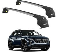 SUPPORT DE TOIT TURTLE AIR-2 , Argent HYUNDAI TUCSON NX4 2022 2023 2024 (SUV)