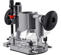 Support de toupie compacte en aluminium pour machine à fraiser et à découper Base de la machine à découper et à fraiser les rainures Rack de sculpture d'ouverture