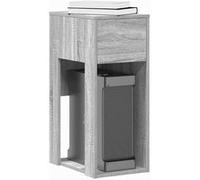 Support de tour d'ordinateur avec tiroir Sonoma gris 30x44x74 cm 858736