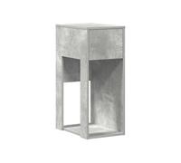Support de tour d'ordinateur avec tiroir Gris béton 30x44x74 cm Réf. 858734