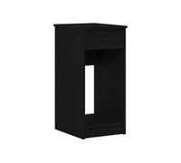 vidaXL Support de tour d'ordinateur avec tiroir 35 x 45 x 77 cm Noir