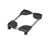 Support de tour d'ordinateur réglable, plateau de tour de bureau, support de processeur roulant avec roues verrouillables à 360°, charge maximale de 29,9 kg, pour tapis de sol et sous le bureau