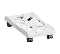 Support De Tour D'ordinateur Sous Le Bureau - 16,92 Pouces, Largeur Réglable De 7,87 À 11,02 Pouces, Matériau Abs, Roues Rotatives À 360 Degrés, Perforé | Support De Tour Pc Polyvalent Pour La Co