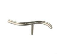 Support de tour incurvé pour bols en bois, support d'outils de forme spéciale avec design concave pour un tournage précis du bois, diamètre de la tige inoxydable de 16 mm, longueur de 30 cm pour