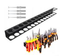 Support de tournevis mural peu encombrant Porte-outils robuste pour atelier garage Noir