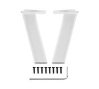 Support de Train d'atterrissage Compatible avec D Pro Platinum, Blanc Neige, Avant Gauche, arrière Droit, Accessoire de Rechange, pièces de réparation(2PC for Snow White)