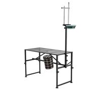 Support de traite pour chèvre - DUOKU - 51*23inch-A - Fer - 1295x584x838 mm - Mangeoire et panier