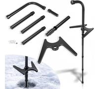 Support de transducteur de pêche sur glace compatible avec Garmin 010-12676-10, support de transducteur de glace pour Panoptix PS22-TR, support de support rotatif à 360° pour systèmes de sonar de