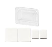 Support de transpondeur pour péage - Colle - Support de péage - Colle - Pare-brise de voiture, etc. Support de stockage Installation facile