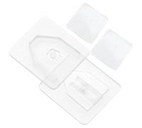 Support de transpondeur pour - Support de pare-brise autocollant compact, support de carte de péage, accessoire intérieur protégé contre le soleil, expérience de déplacement facile avec adhérence