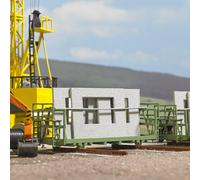 Support De Transport Avec Panneaux En Béton OO/HO Échelle Busch 1848