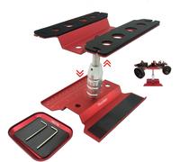 Support De Travail De Voiture Rc Poste De Travail De Réparation En Aluminium 360 Degrés De Rotation Ascenseur Inférieur Avec Plateau À Vis Pour 1/8,1/10,1/12,1/16 Échelle Rc Voiture Camion Buggy