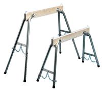 Support de travail H.max.900mm bois/acier hauteur variable ZARGES