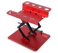 Support de travail réglable pour voiture télécommandée pour poussette à l'échelle 1/8, 1/10, 12, 1/16, station de travail de réparation en alliage d'aluminium avec coussinet antidérapant, résistant à